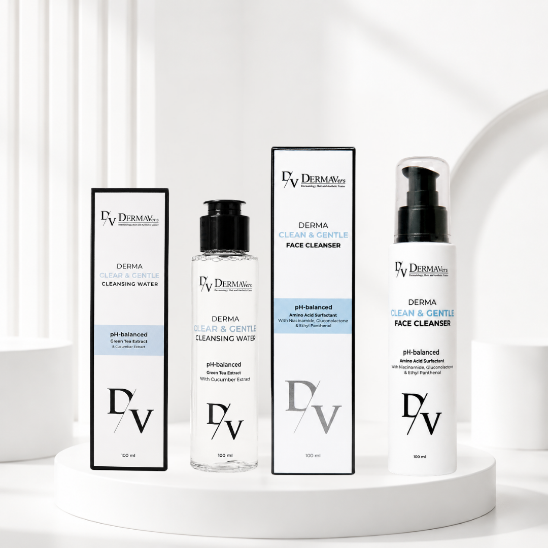 Derma Double Cleansing ( Cleansing Water dan Face Cleanser )